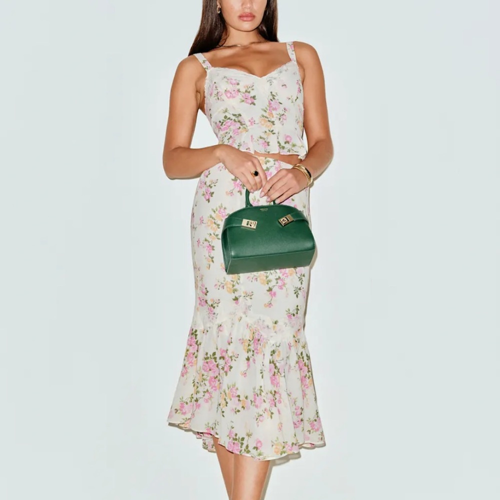 Reformation Sarita Two Piece Ivory - Size 8